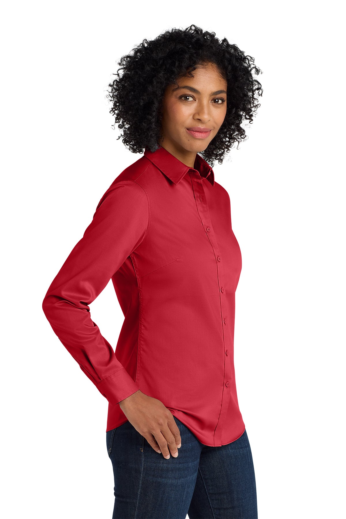 Port Authority® Women's SuperPro™ Twill Shirt