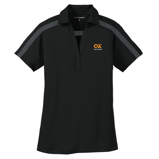 Port Authority® Women's Silk Touch™ Performance Colorblock Stripe Polo