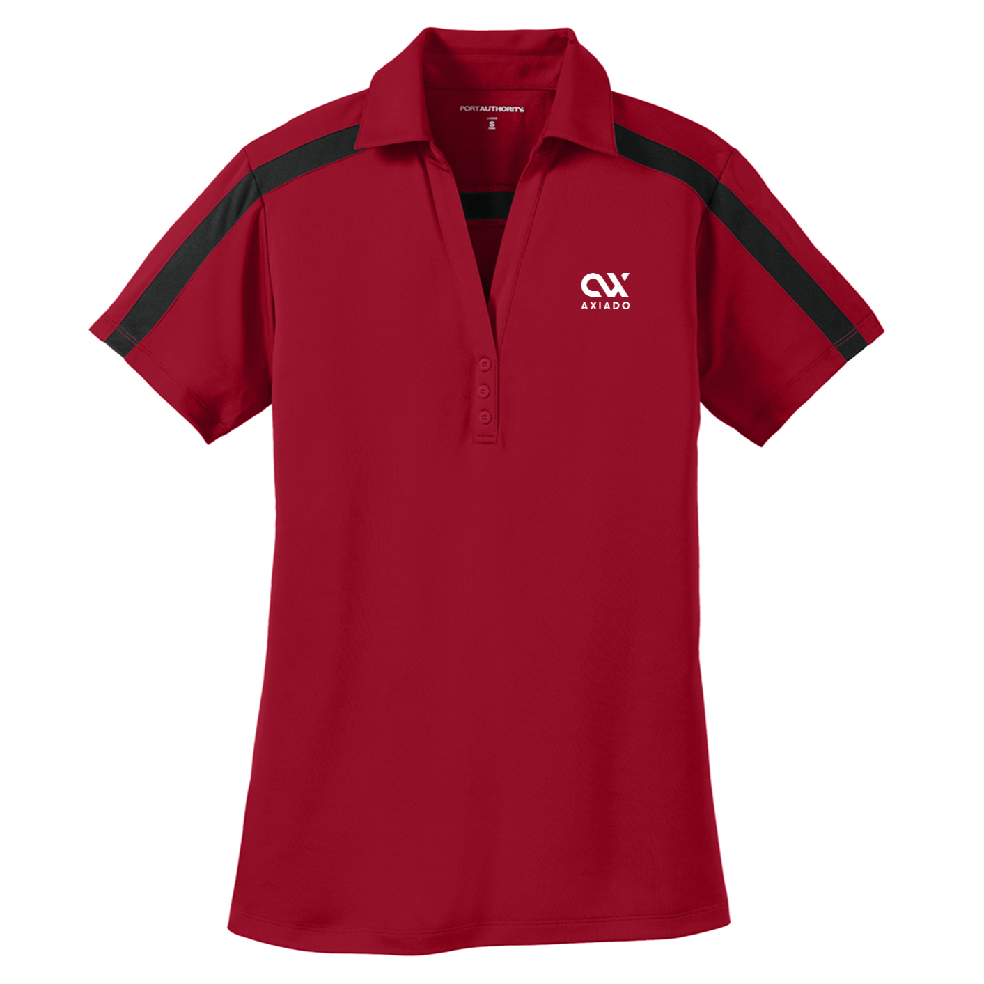 Port Authority® Women's Silk Touch™ Performance Colorblock Stripe Polo